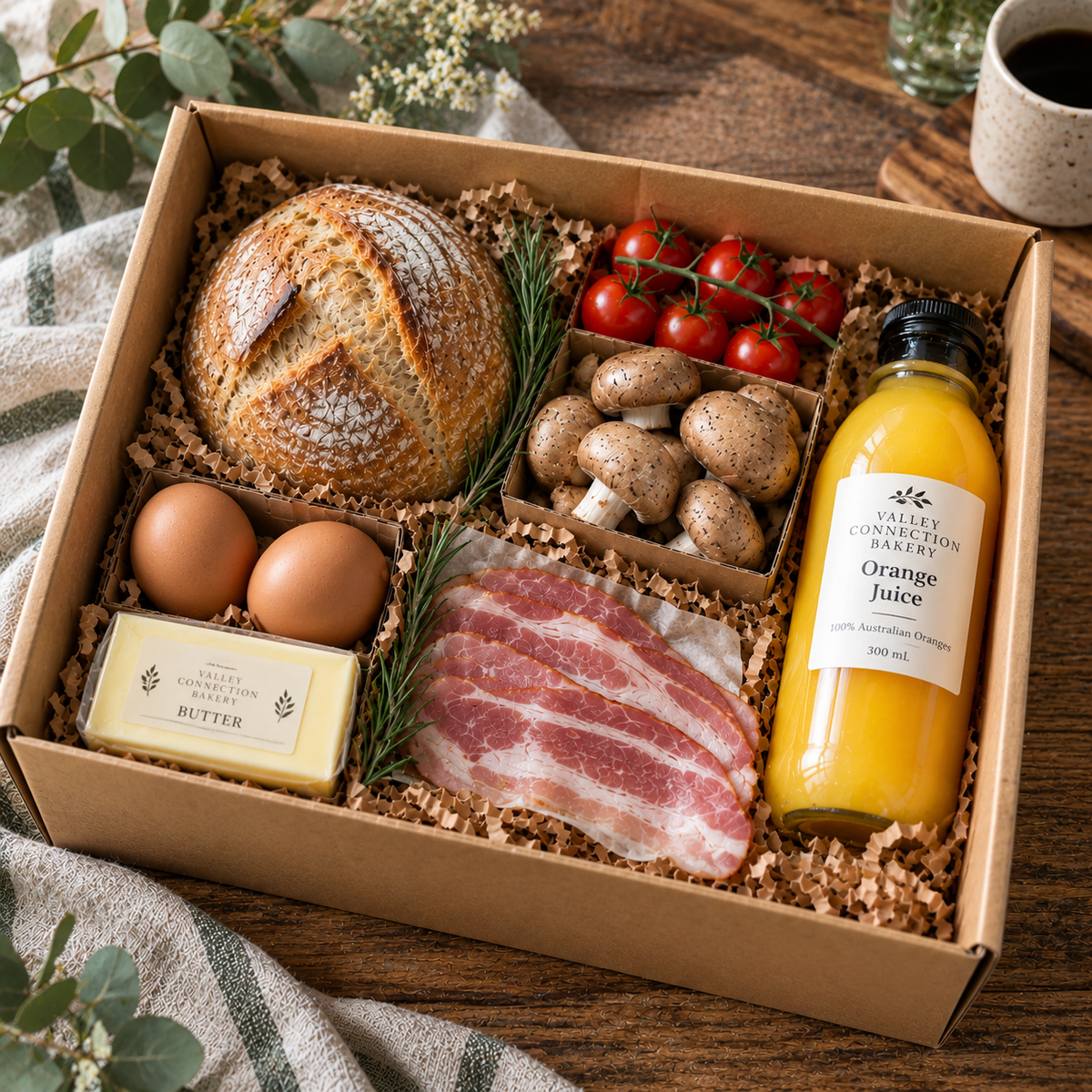 The Valley "Cooked" Breakfast Hamper
