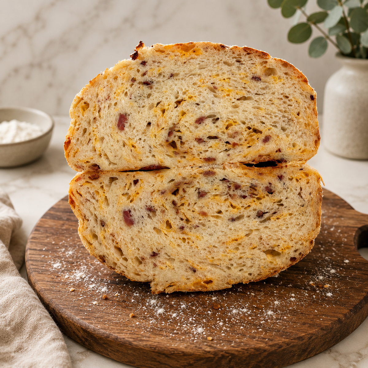 Bacon, Cheddar & Maple Sourdough